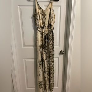 Snake skin romper